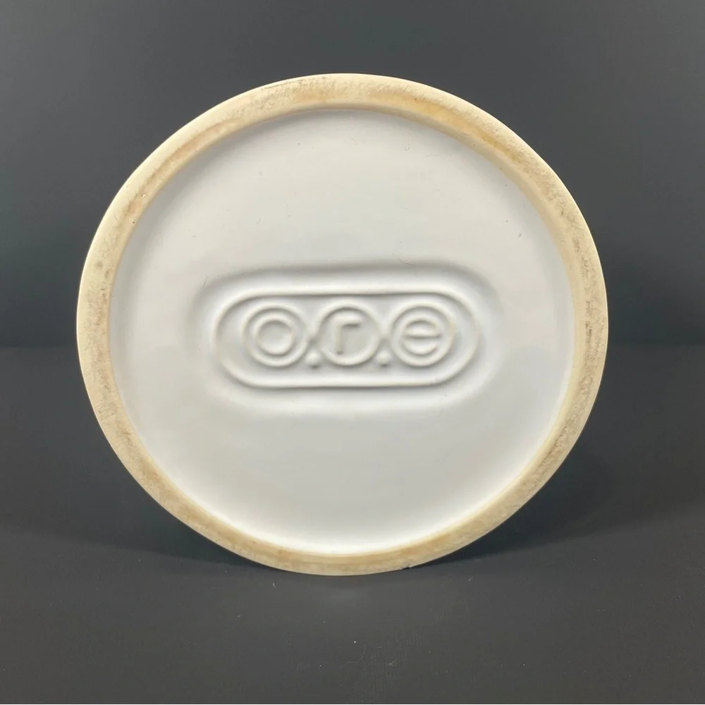 White Ceramic Dog Treat Jar